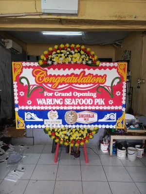 Papan Bunga di Merdeka Sumur Bandung